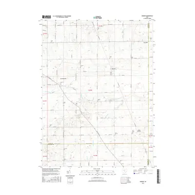 2016 Map of Harrod, 2016 Print
