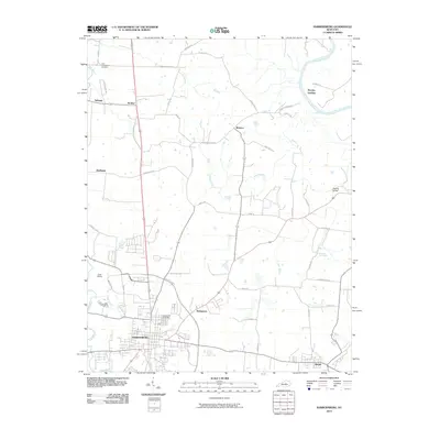 2010 Map of Harrodsburg, 2010 Print