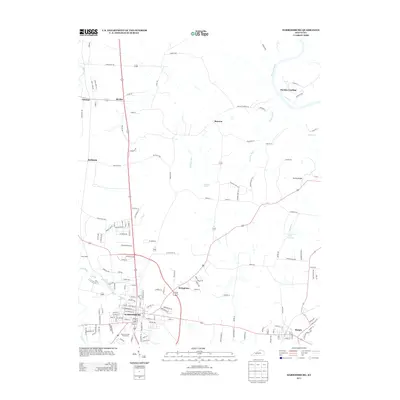 2013 Map of Harrodsburg, 2013 Print