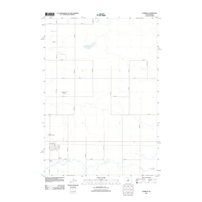 2012 Map of Harrold, 2012 Print