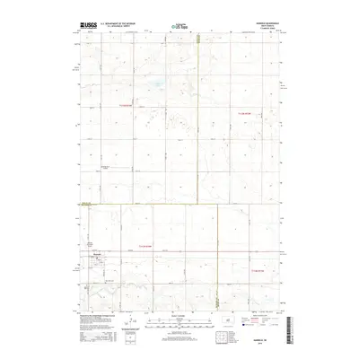 2015 Map of Harrold, 2015 Print