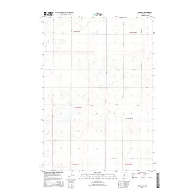 2015 Map of Harrold NE, 2015 Print