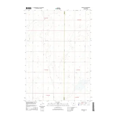 2015 Map of Harrold NW, 2015 Print