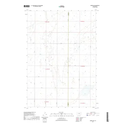 2017 Map of Harrold NW, 2017 Print