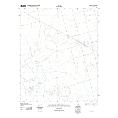 2010 Map of Harrold, 2010 Print