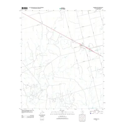 2012 Map of Harrold, 2012 Print