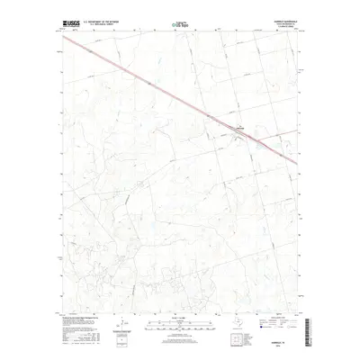 2016 Map of Harrold, 2016 Print