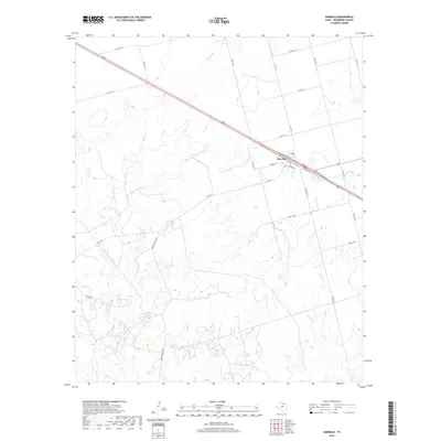 2019 Map of Harrold, 2019 Print