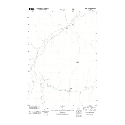 2011 Map of Harry Canyon, 2011 Print