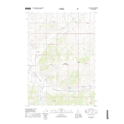 2020 Map of Harry Canyon, 2020 Print