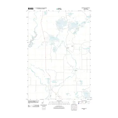 2010 Map of Harshaw, 2010 Print