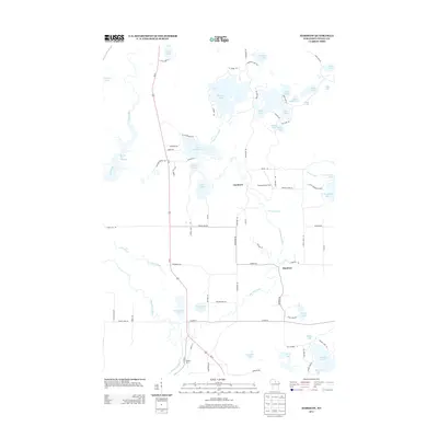 2013 Map of Harshaw, 2013 Print