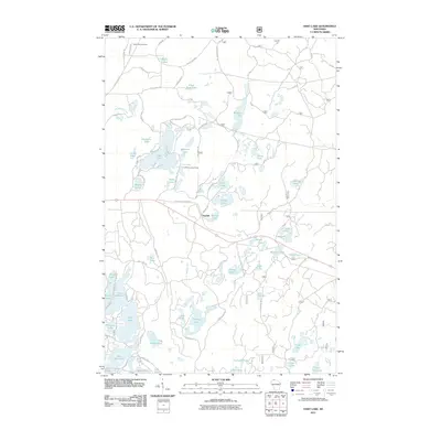 2011 Map of Hart Lake, 2011 Print