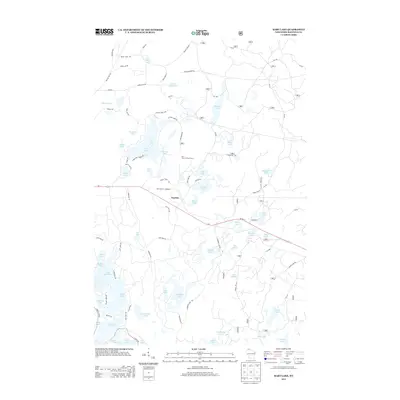 2013 Map of Hart Lake, 2013 Print