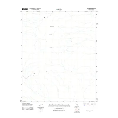 2012 Map of Hart Peak, 2012 Print