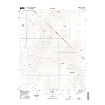 2015 Map of Hart Peak, 2015 Print