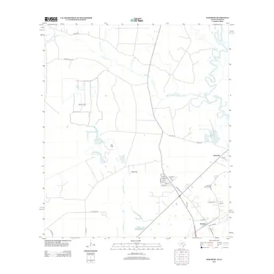 2012 Map of Hartburg, 2012 Print