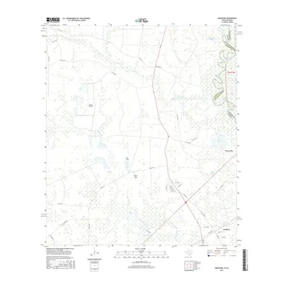 2016 Map of Hartburg, 2016 Print