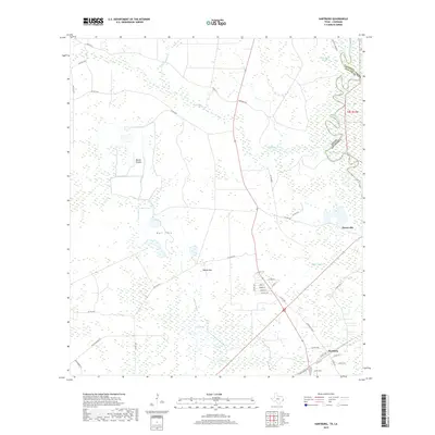 2019 Map of Hartburg, 2019 Print