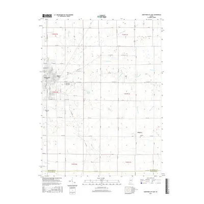 2016 Map of Hartford City East, 2016 Print