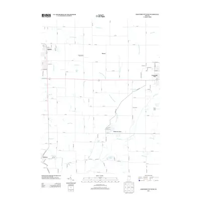 2013 Map of Hartford City West, 2013 Print