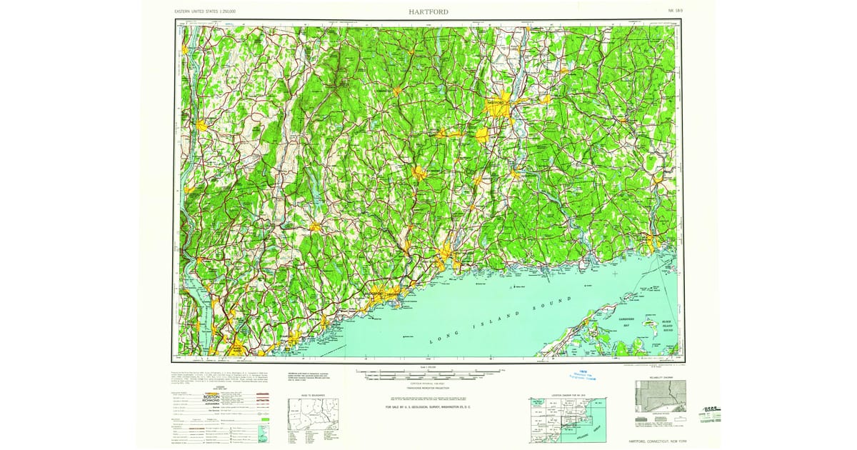1960s Maps of Union CT Pastmaps - Hartford Hartford County Ct Usgs Topo 1961 Og 1200x630 