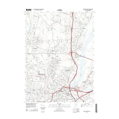 2015 Map of Hartford North, 2015 Print
