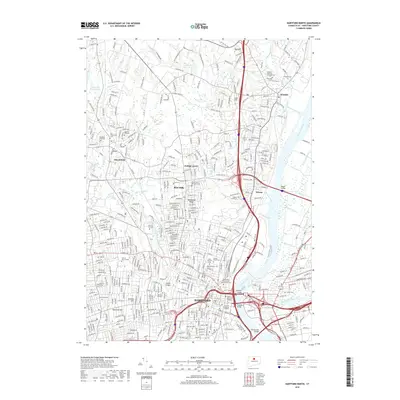 2018 Map of Hartford North, 2018 Print