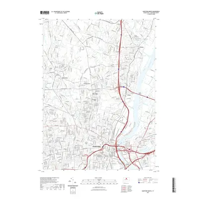 2021 Map of Hartford North, 2021 Print