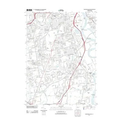 2012 Map of Hartford South, 2012 Print