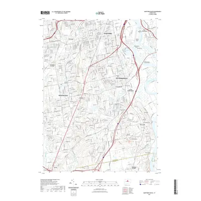 2021 Map of Hartford South, 2021 Print
