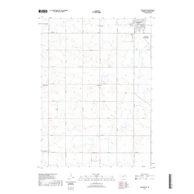 2017 Map of Hartington, 2017 Print