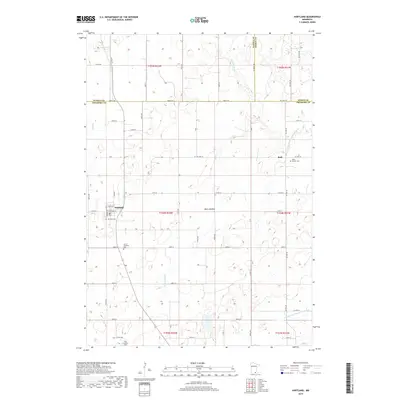 2019 Map of Hartland, 2019 Print