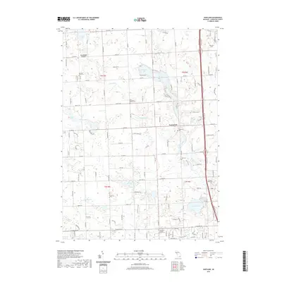 2019 Map of Hartland, 2019 Print