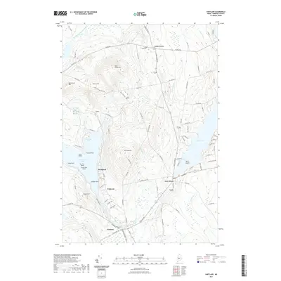 2021 Map of Hartland, 2021 Print