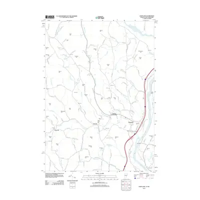 2012 Map of Hartland, 2012 Print
