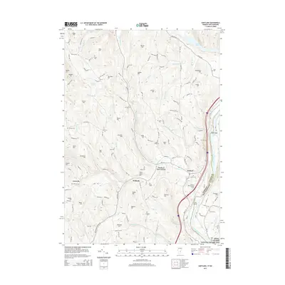 2015 Map of Hartland, 2015 Print