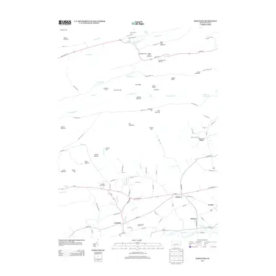 2013 Map of Hartleton, 2013 Print