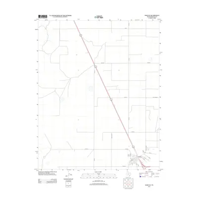 2012 Map of Hartley, 2012 Print