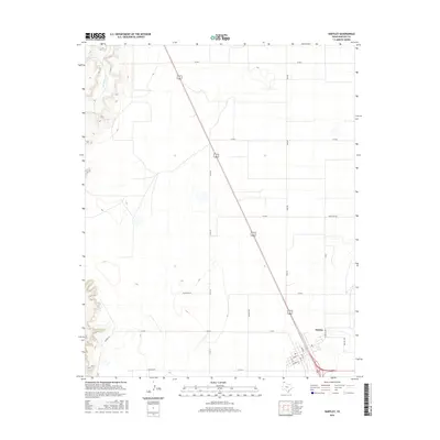 2016 Map of Hartley, 2016 Print