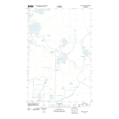 2010 Map of Hartley Lake, 2010 Print