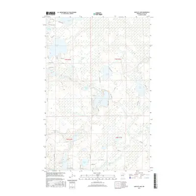 2016 Map of Hartley Lake, 2016 Print