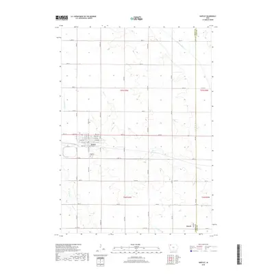 2018 Map of Hartley, 2018 Print