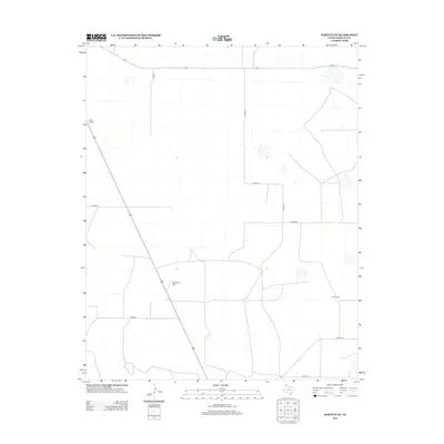 2012 Map of Hartley SE, 2012 Print