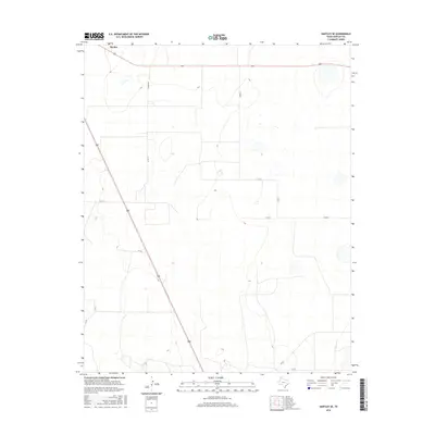 2016 Map of Hartley SE, 2016 Print