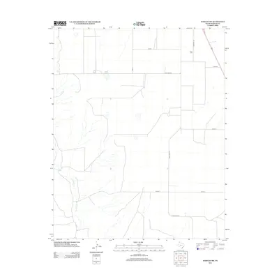 2012 Map of Hartley SW, 2012 Print