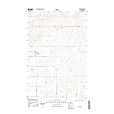2014 Map of Hartline, 2014 Print
