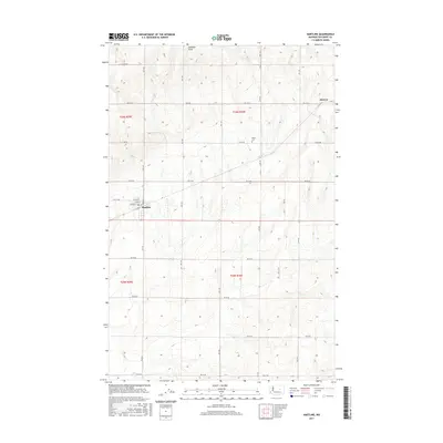 2017 Map of Hartline, 2017 Print