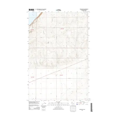 2014 Map of Hartline NW, 2014 Print