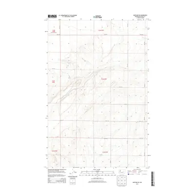2014 Map of Hartline SW, 2014 Print